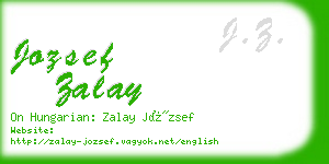 jozsef zalay business card